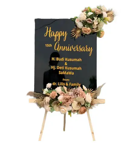 Papan Bunga Akrilik Karangpapak